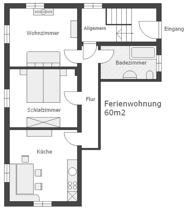 Haus Christina - Romantik Suite Burs Luaran gambar
